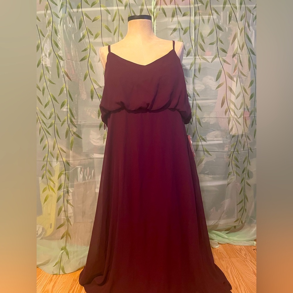 Cabernet Red Bridesmaid Dress